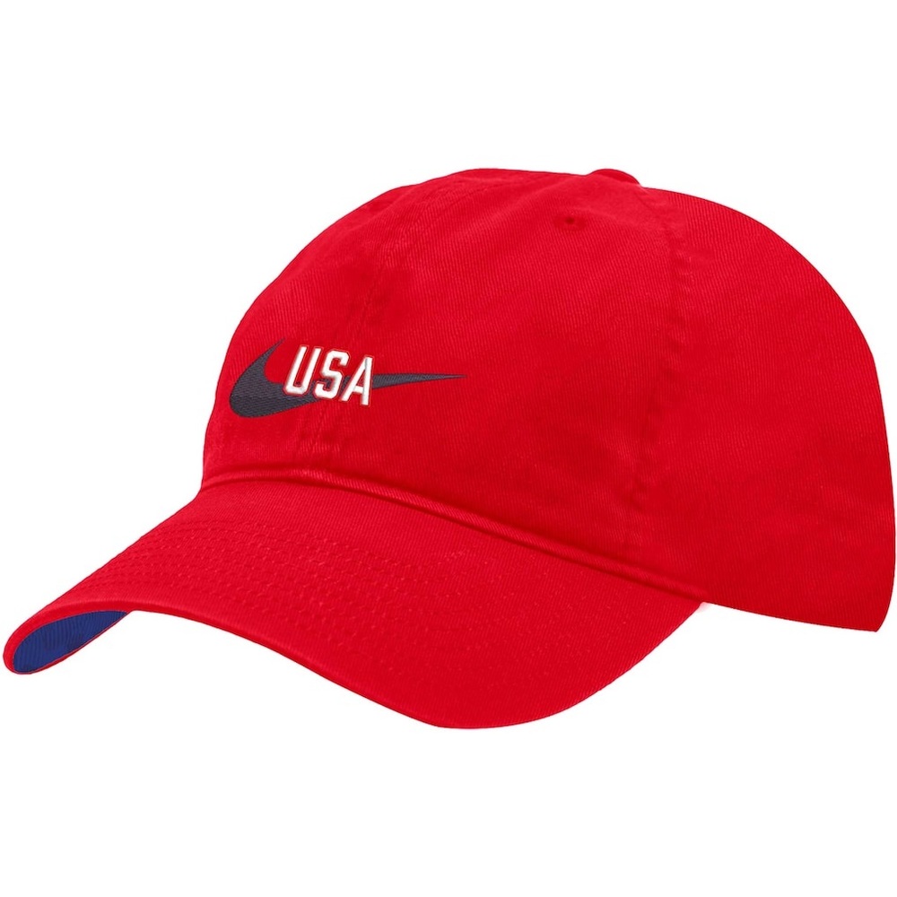 USWNT Nike Campus Adjustable Hat - Red